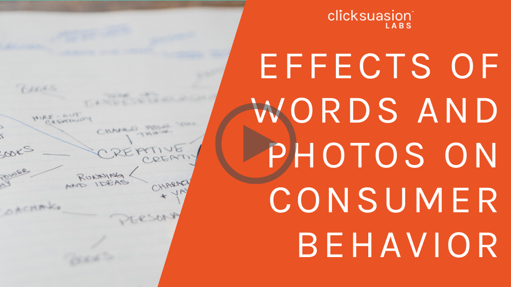 Effects of Words and Photos on Consumer Behavior